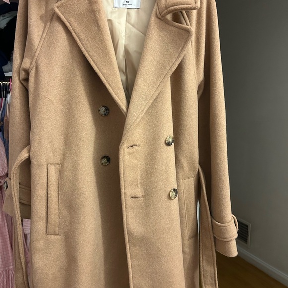 Abercrombie & Fitch Camel Wool Coat - Picture 4 of 5